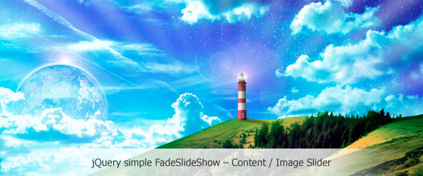 jQuery simple FadeSlideShow – Content / Image Slider einbauen und verwenden