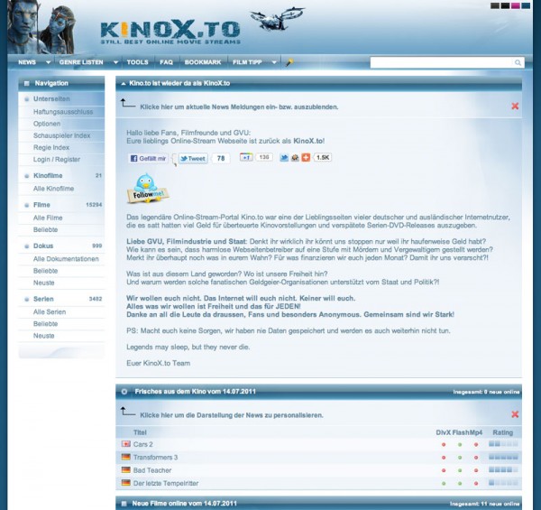 Das neue kinox.to