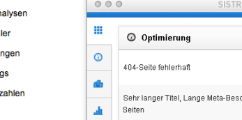 SISTRIX Smart - kostenlose SEO-Analysen und Website-Check