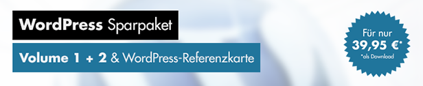 WordPress-Trainings im Doppelpack extrem reduziert