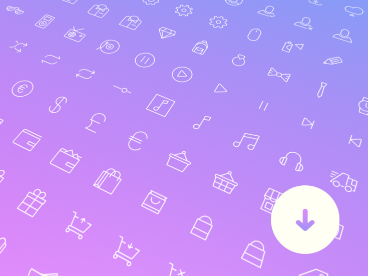 Über 100+ Line Icons für Webseiten, E-Commerce und UI Design