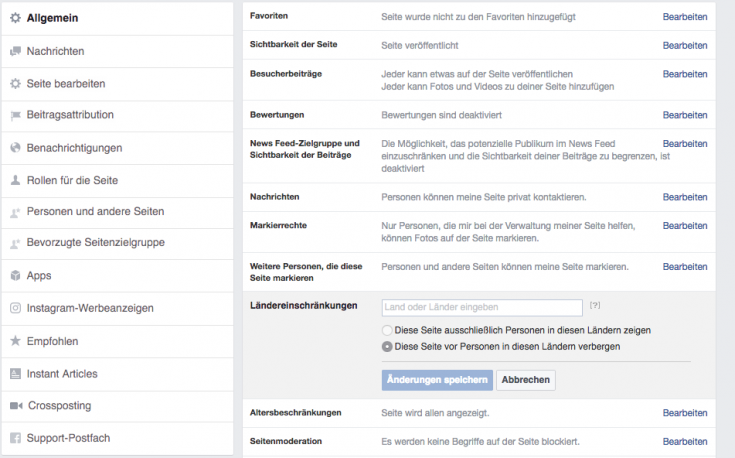 Sichtbarkeit deiner Facebook-Seite