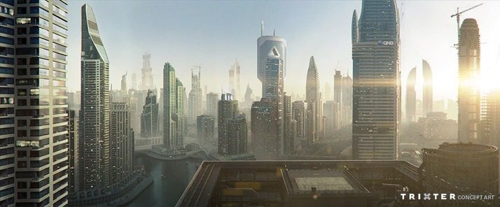 Quatar Commercial Concept Art 