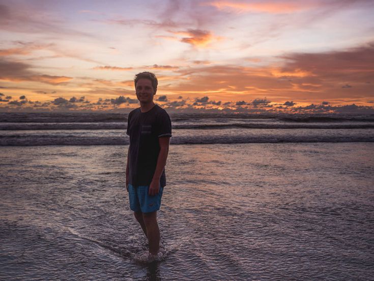 Danny am Strand in Thailand