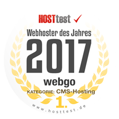 Webgo ist Webhoster des Jahres bei Hosttest